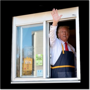 Trump mcdonalds Posters and Art